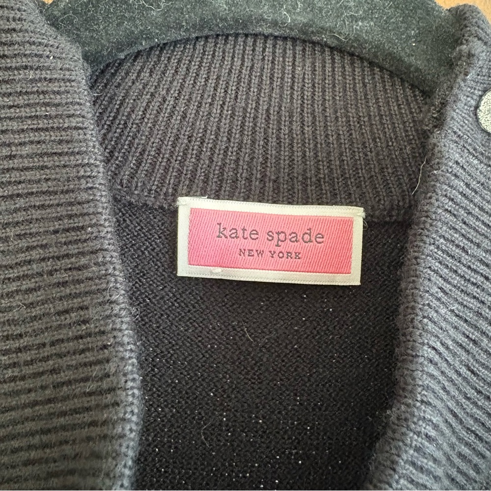Kate Spade Black and Gray Women's Sweater XL Perfect Condition - Picture 6 of 9